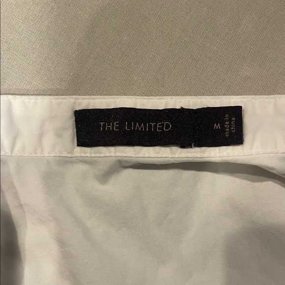 The Limited White Ruffled Blouse - Picture 3 of 3